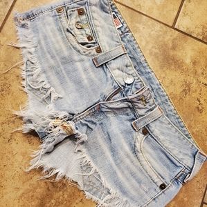 True Religion Jean Shorts 28